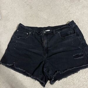 Aerie daydream Black Denim shorts